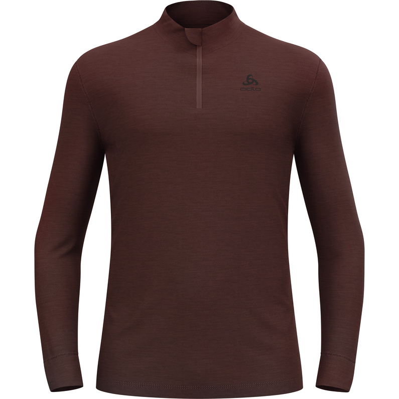 Odlo Herren Merino 200 Turtle Neck Zip Longsleeve
