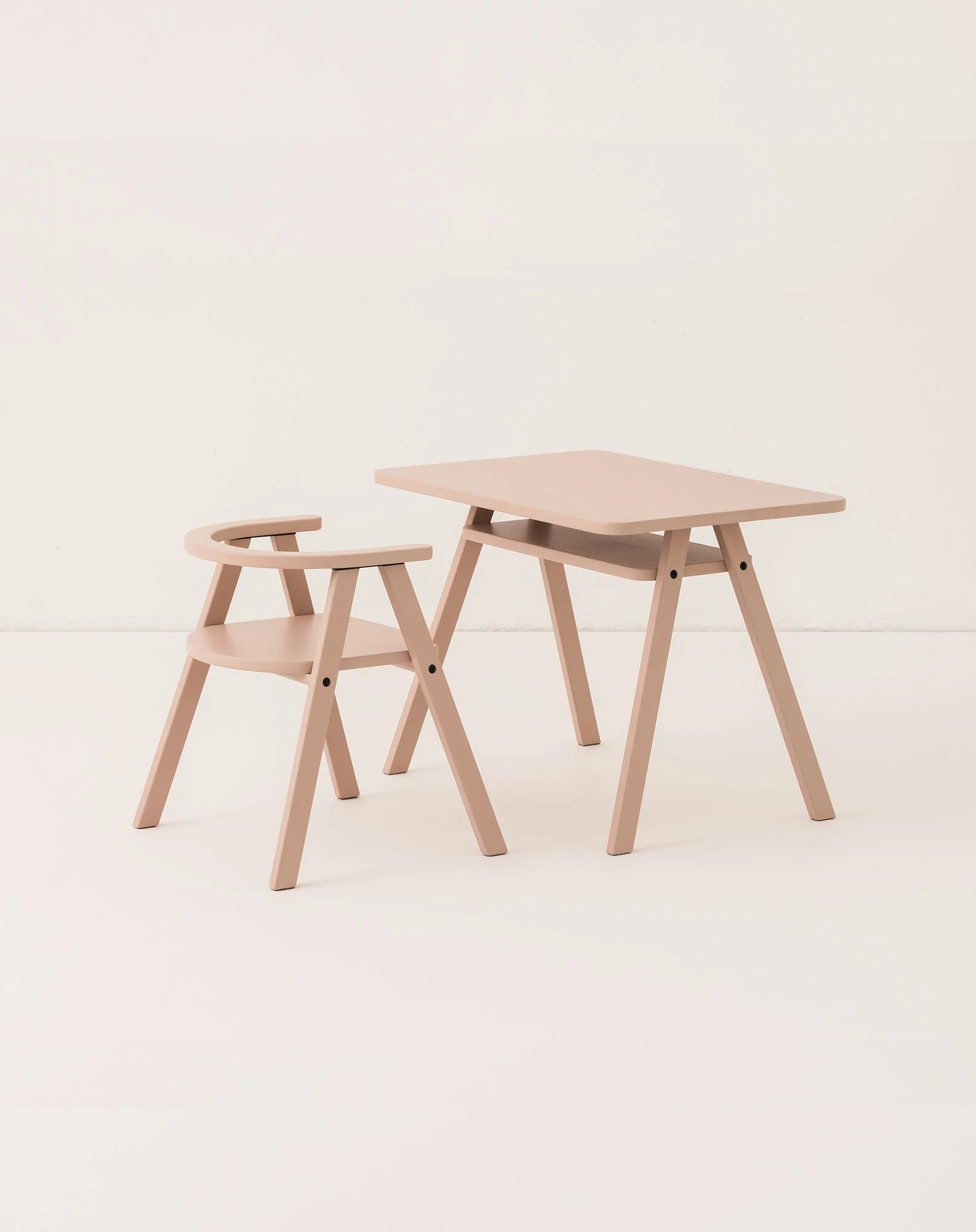 Ensemble bureau enfant avec 2 chaises growing green | Beige