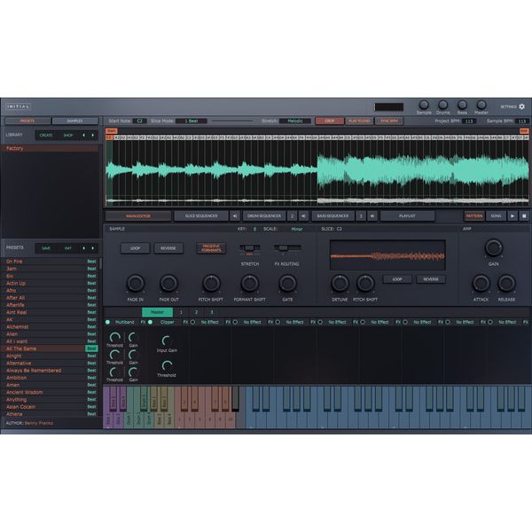 Initial Audio Slice