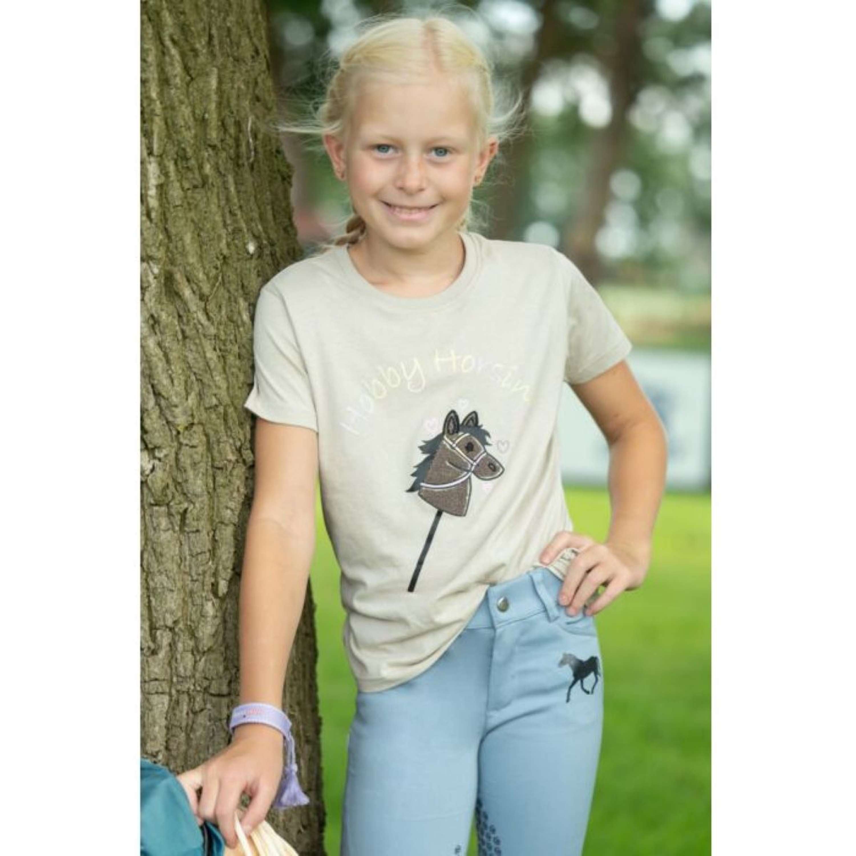 HKM T-Shirt Hobby Horsing Rainbow Beige