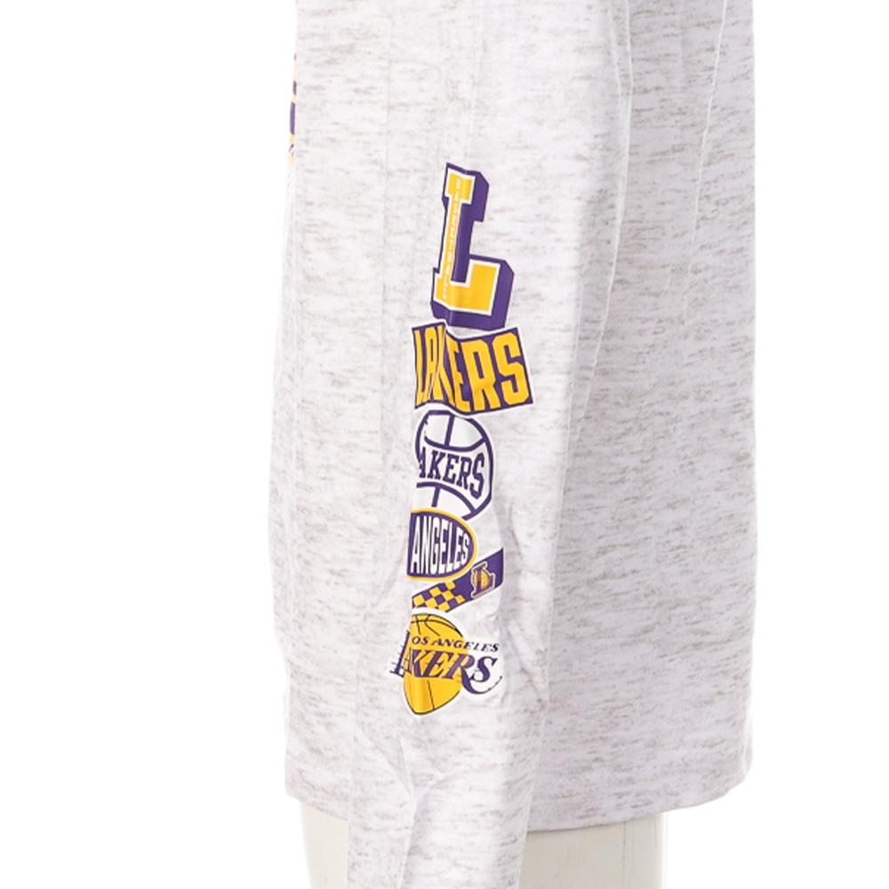 NBA T-shirt Manches Longues Gris Garçon NBA Los Angeles Lakers