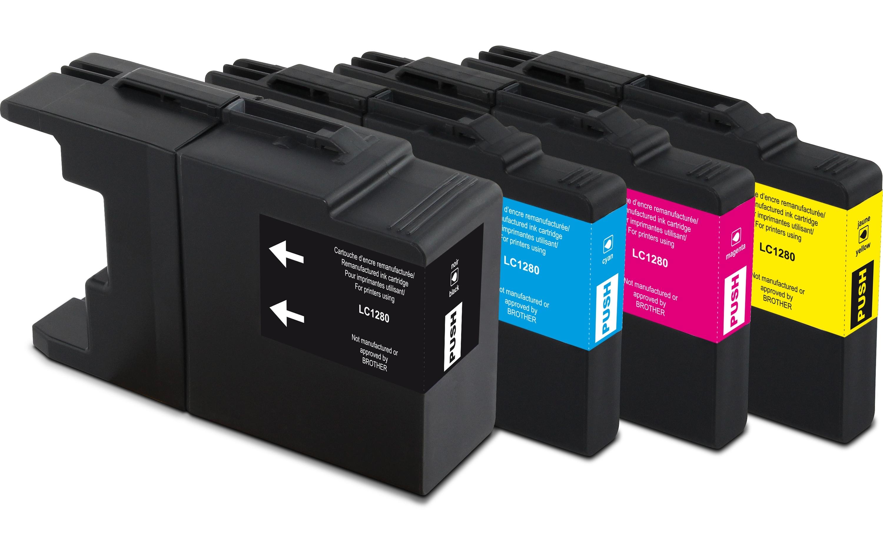 Tinte Brother LC1280 XL Multipack Black/Cyan/Magenta/YellowDruckerpatrone