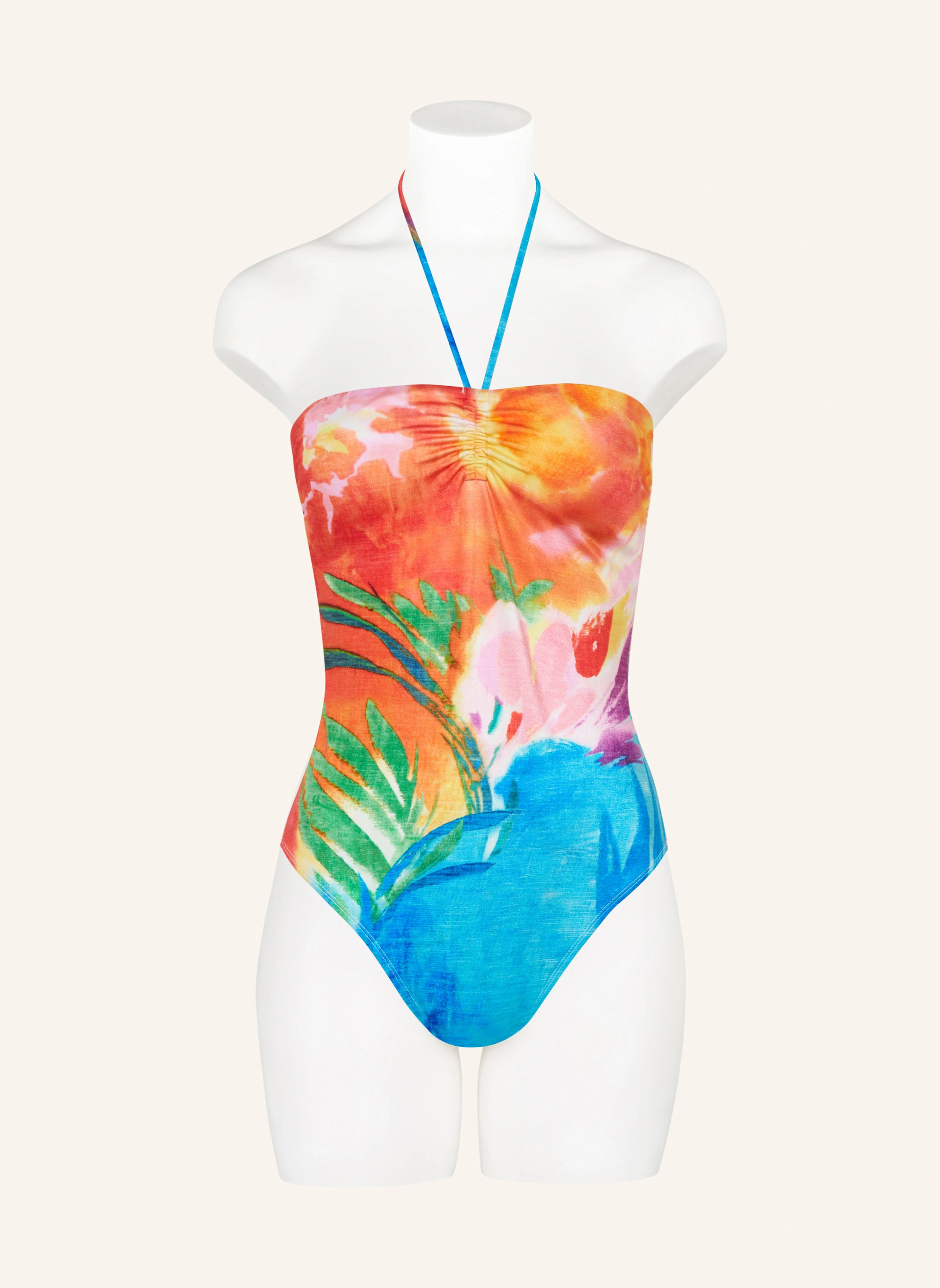 LAUREN RALPH LAUREN Bandeau-Badeanzug ENGINEERED PARADISE