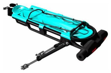 Porte-bagages avec cadenas intégré CODEX-U Urban - BLEU/NOIR
