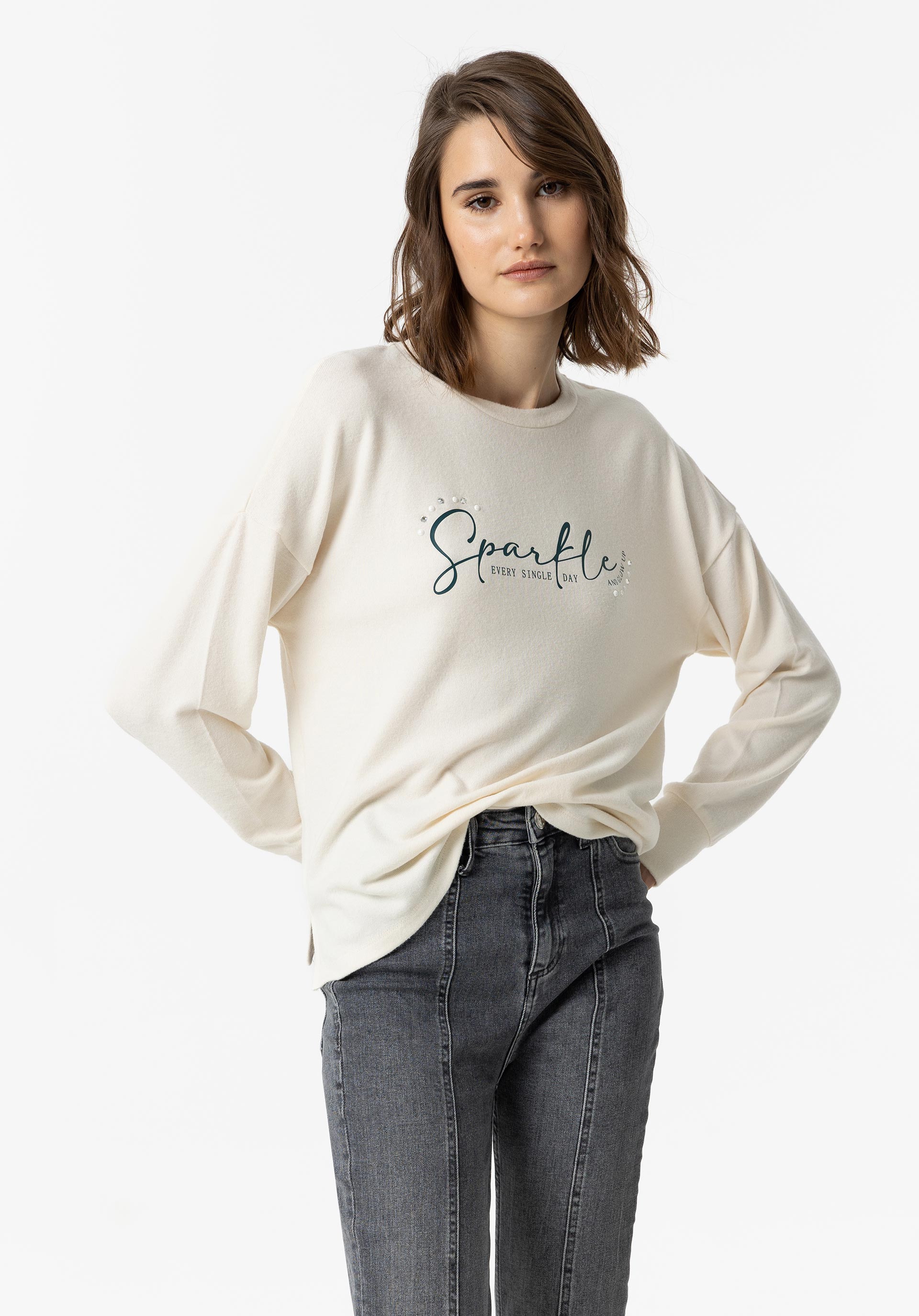 T-shirt Toque Suave com Mensagem
