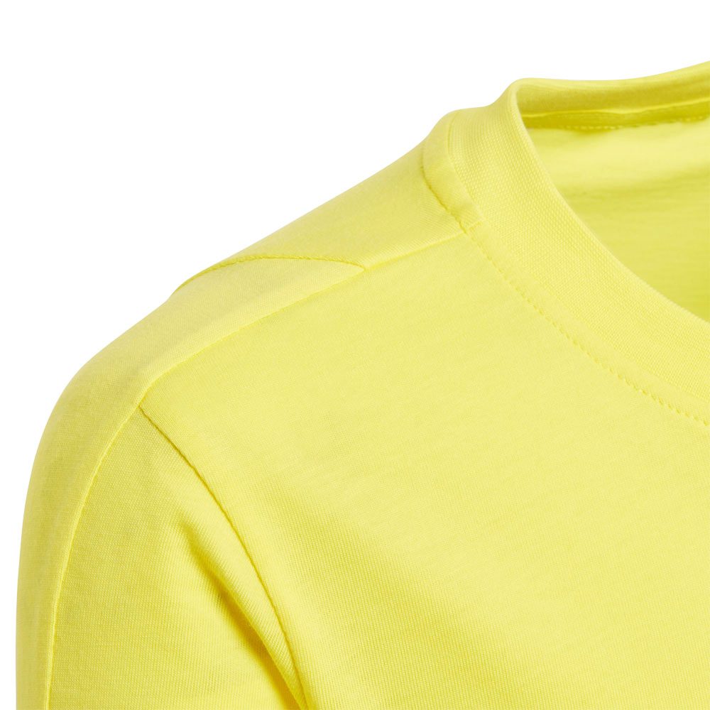 adidas Essentials Logo T-Shirt Jungen shock yellow carbon