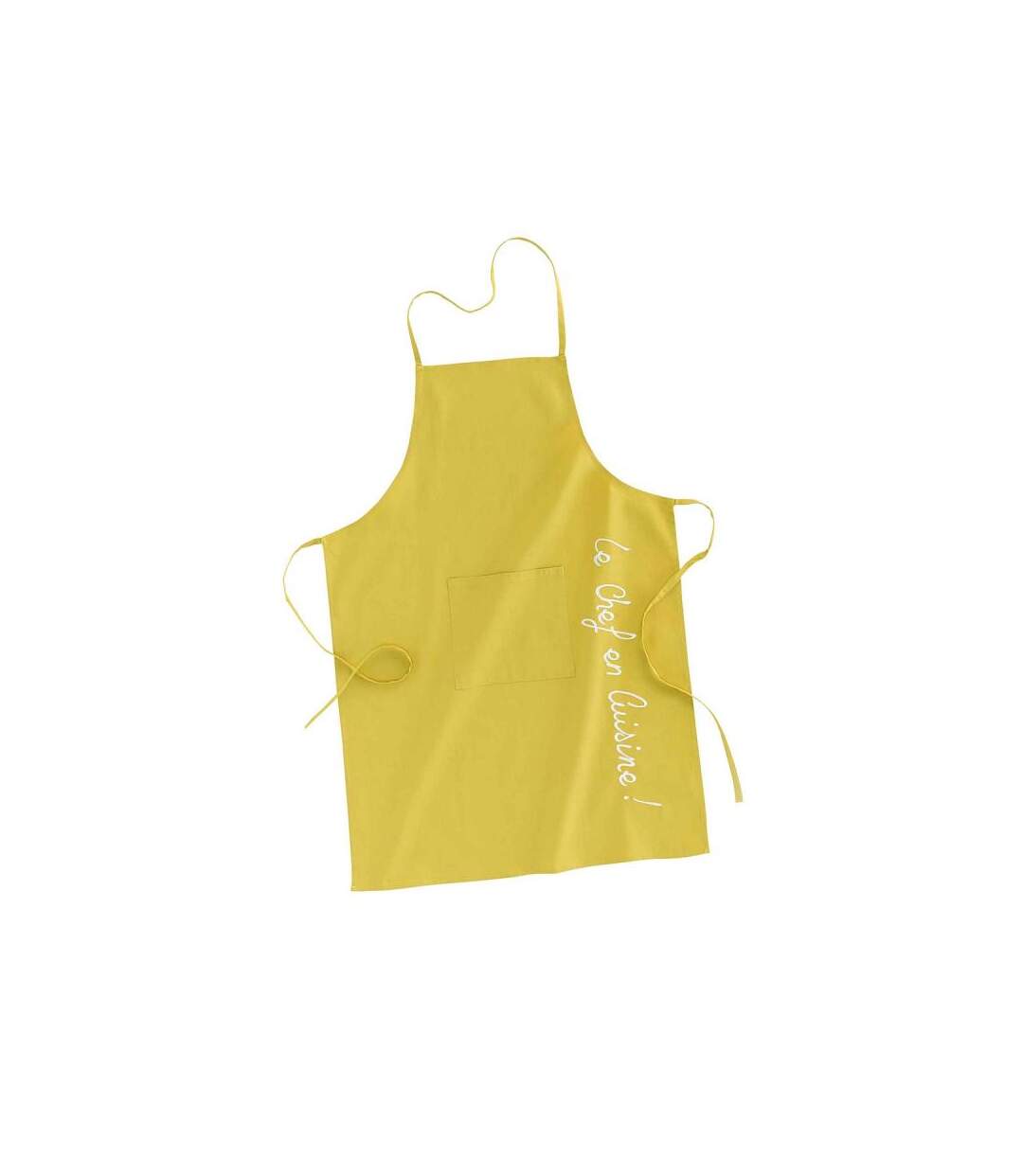Tablier de Cuisine Cuistot 84cm Jaune