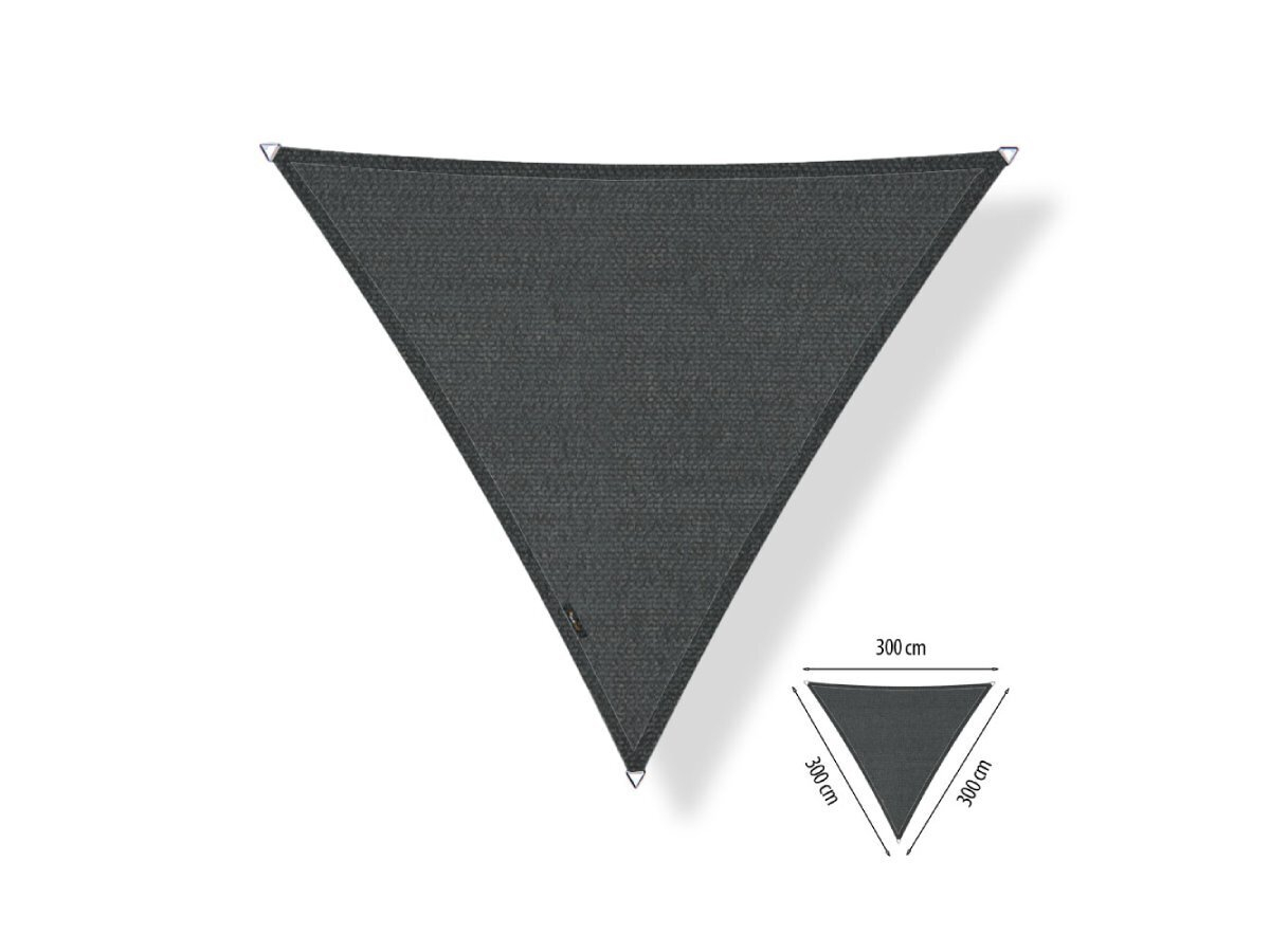 Shadow Comfort 3m driehoekig schaduwdoek - Mystic Grey