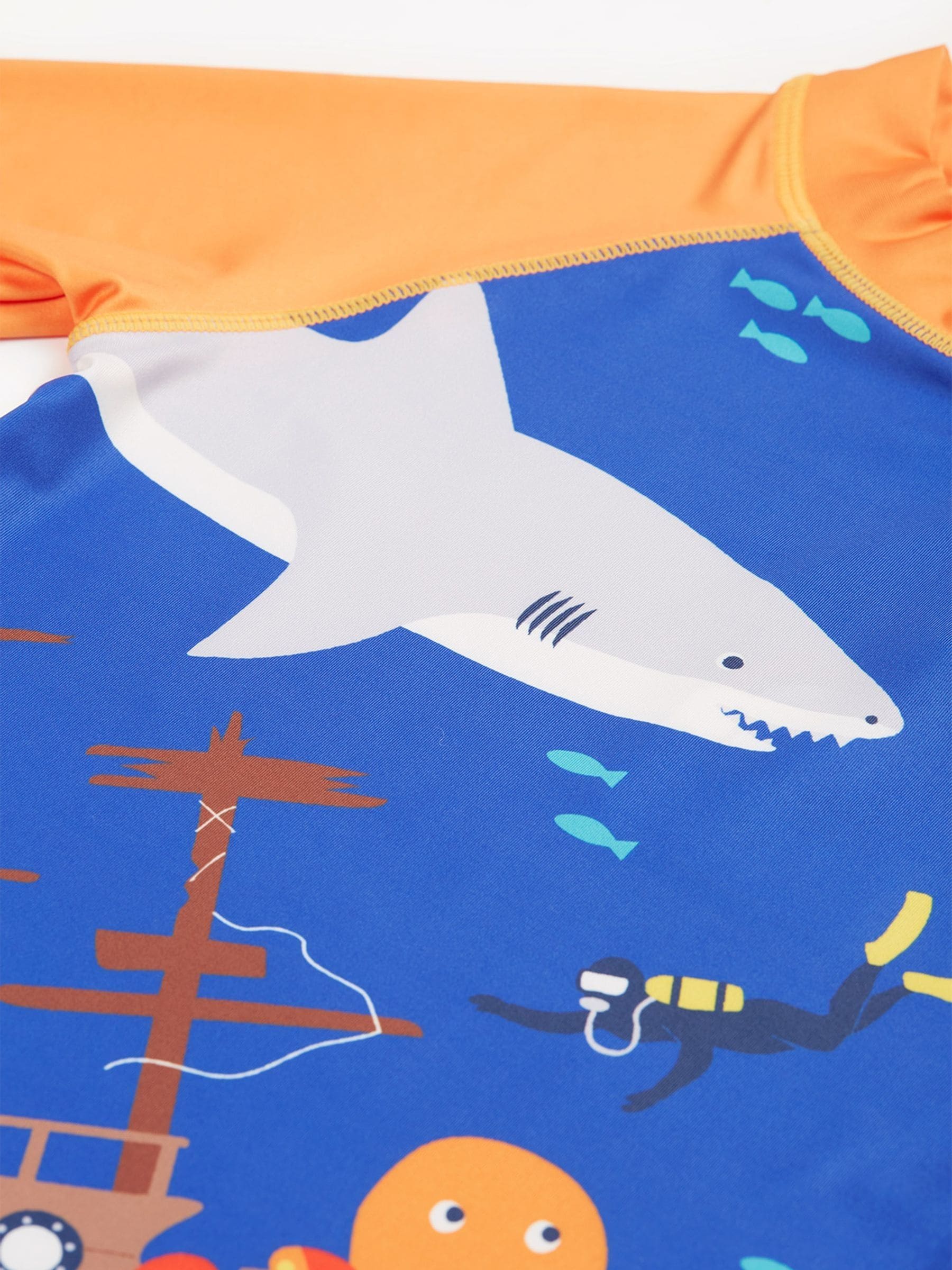 Oranje - Frugi Rainbow Sun Safe Rash Vest - Badkleding
