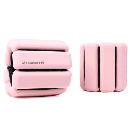 Tiras de silicone para tornozelo e pulso, 2 x 0,5 kg, Gladiatorfit