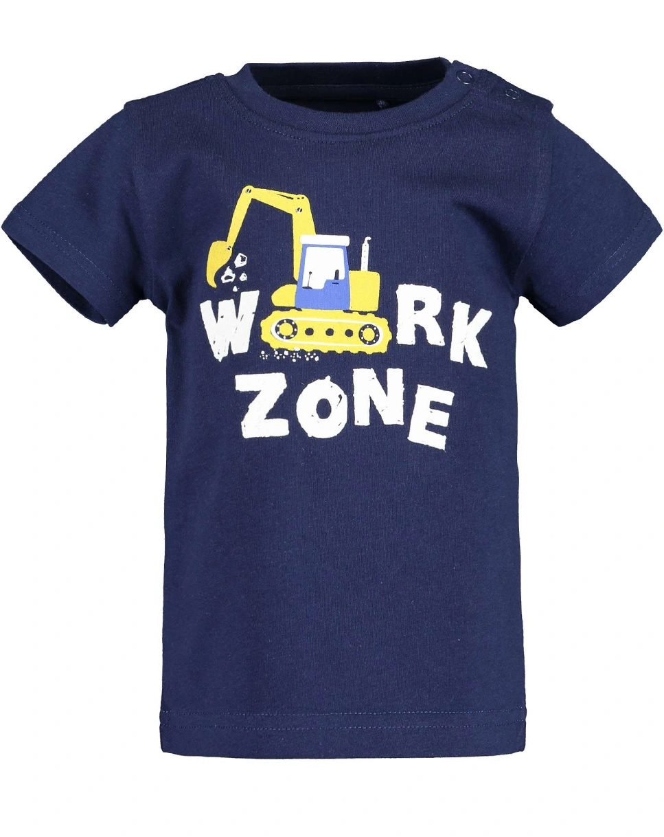 T-Shirt WORK ZONE in ultramarin