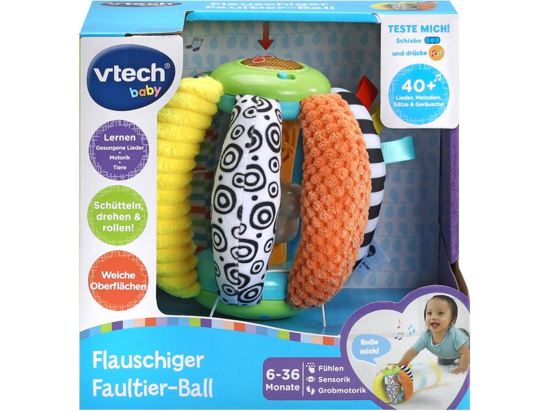 Vtech Beschäftigungsspielzeug Flauschiger Faultier-Ball -DE Interaktives Babyspielzeug für alle Sinne