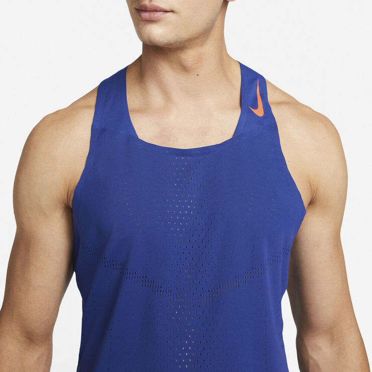 Nike Dri-FIT ADV AeroSwift Racing løbetop Blå