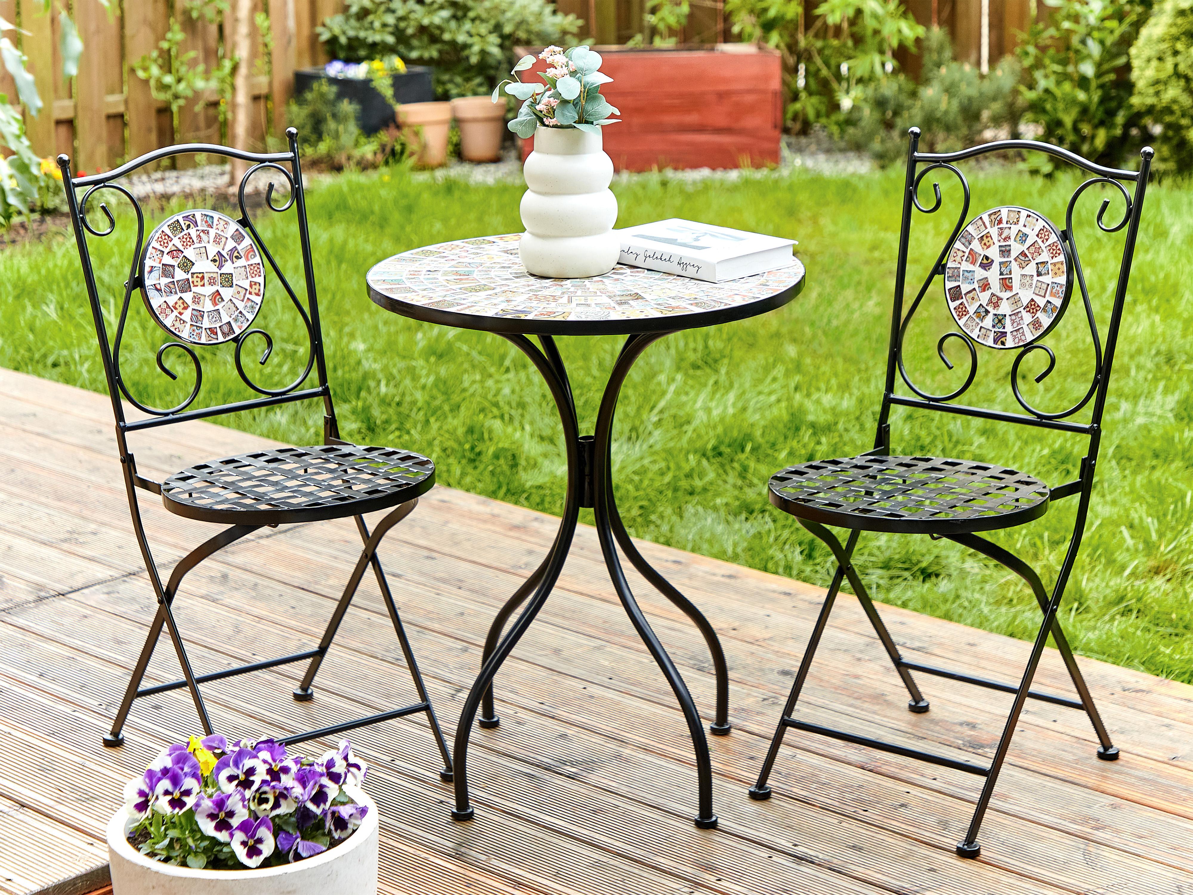 Bistrotafel CASARIO 60 cm 60 cm Zwart