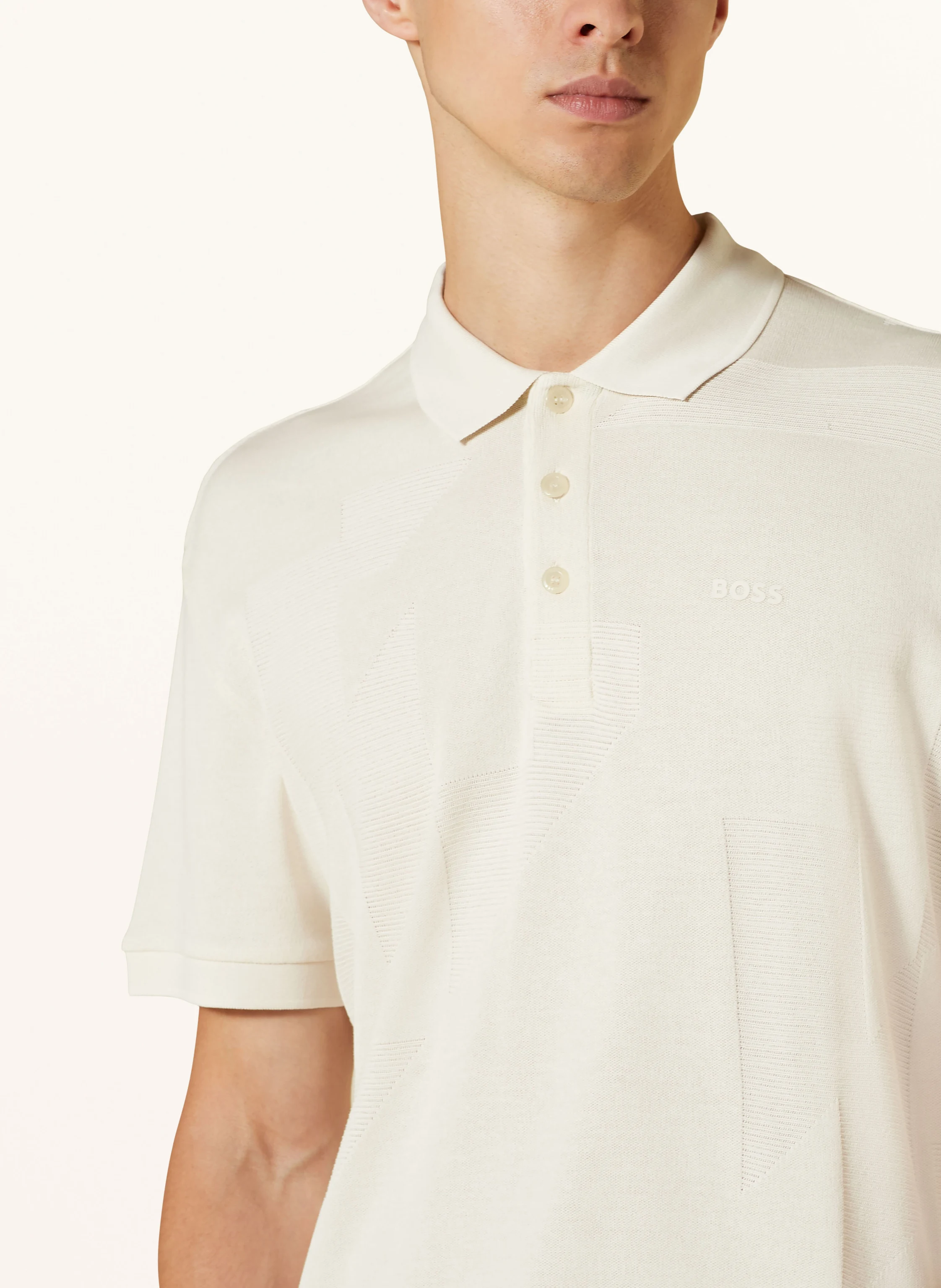 BOSS Strick-Poloshirt PADDY Relaxed Fit