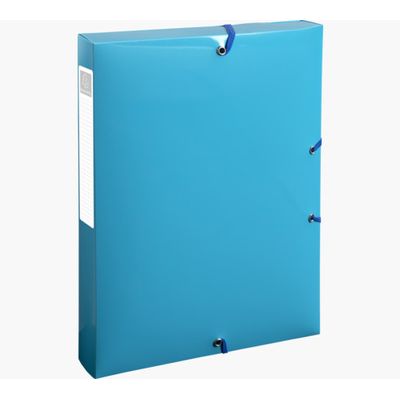 Exacompta BeeBlue - Boîte de classement en plastique recyclé - dos 40 mm - disponible dans différentes couleurs