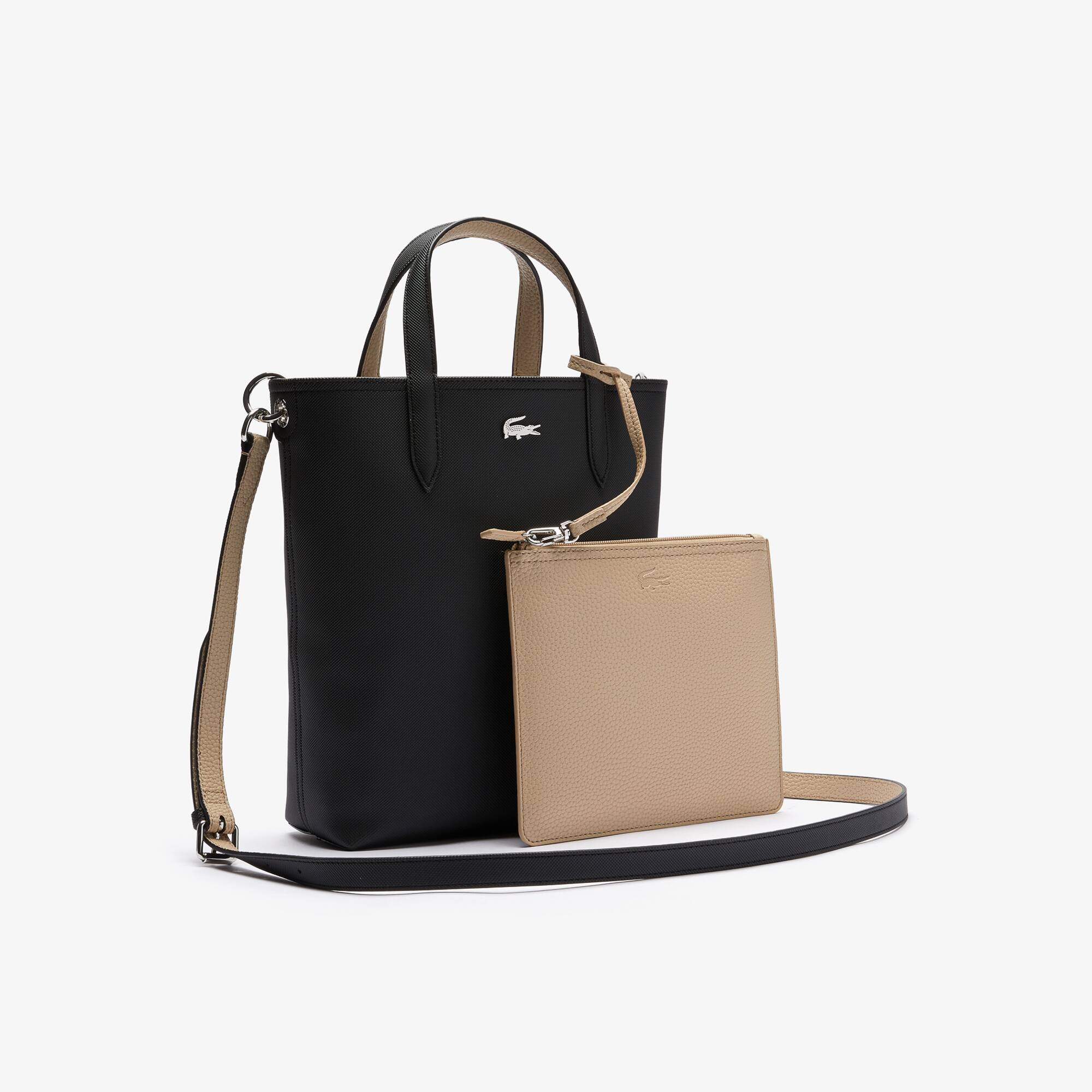 Wendbare Damen ANNA Tote Bag aus Canvas Taschen - Schwarz - Lacoste - Damen