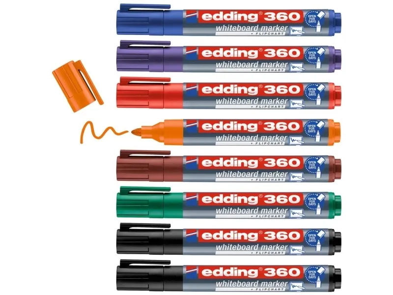 Edding 360 board marker 8stk etui