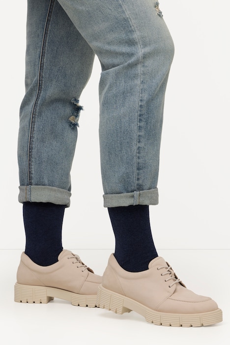 Socken, meliert, Halbschaft