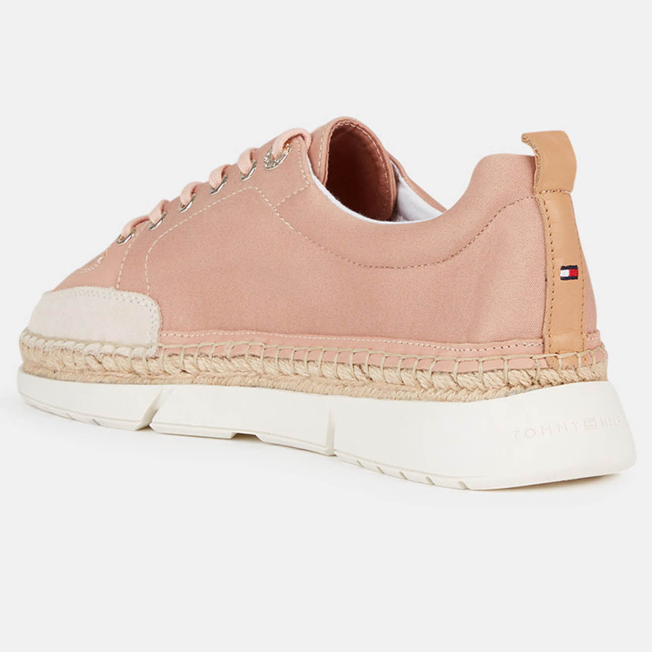 Tommy Hilfiger Baskets espadrilles Sporty Hybrid rose poudré