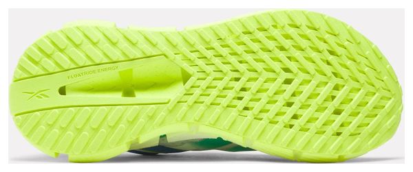 Chaussures de Running Reebok Floatzig 1 Blanc/Vert/Jaune Femme