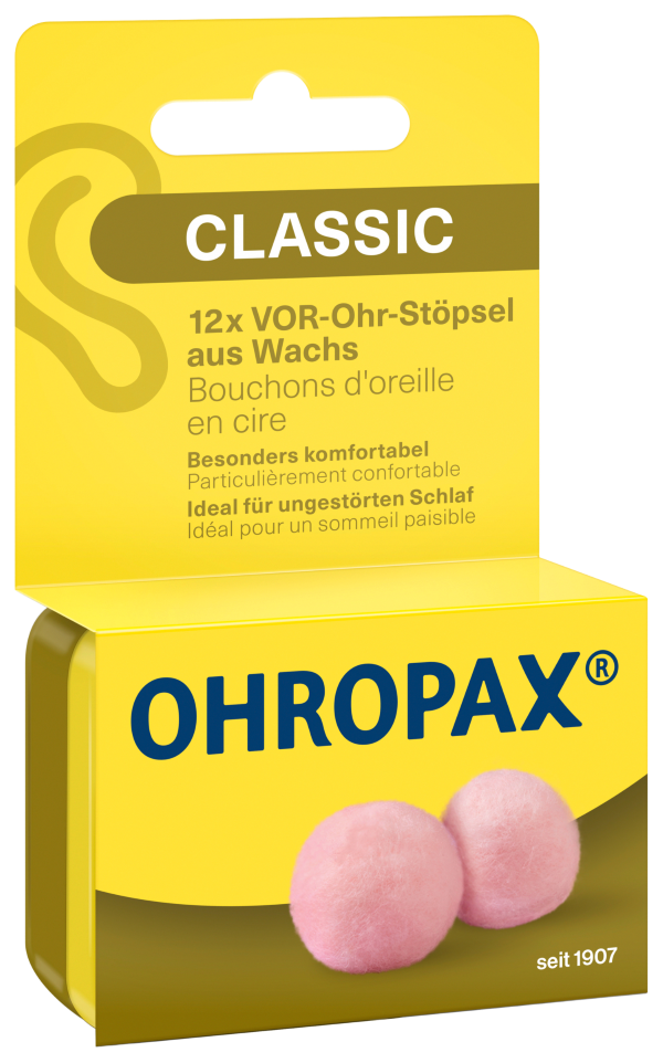 OHROPAX Ohrstöpsel<br>12 Stück, Box, Classic