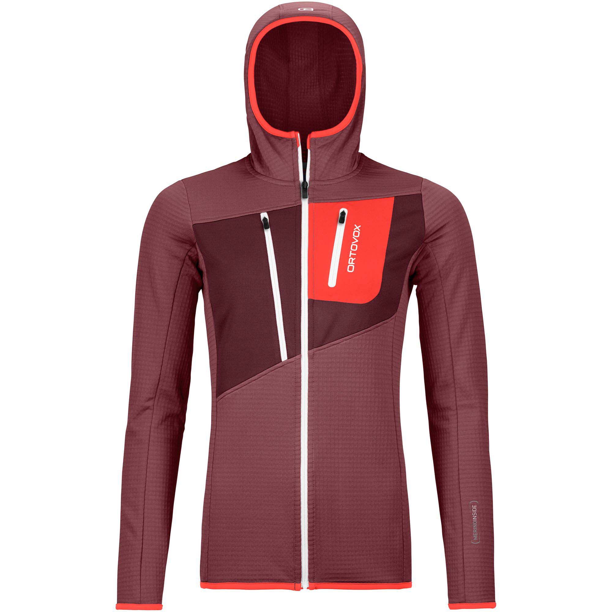 OrtovoxFleece Grid Hoody W