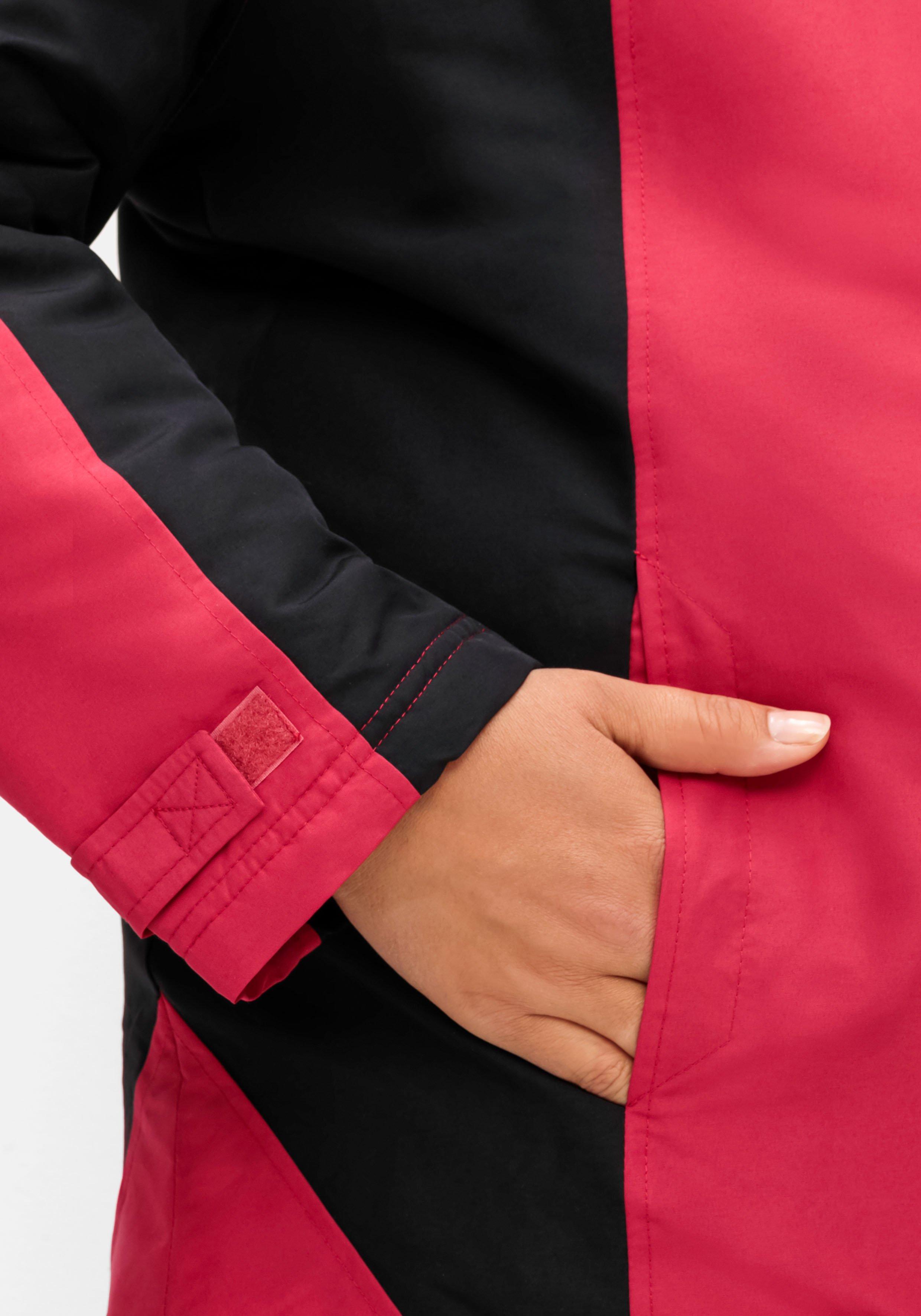 Funktions-Winterjacke mit Kontrastdetails