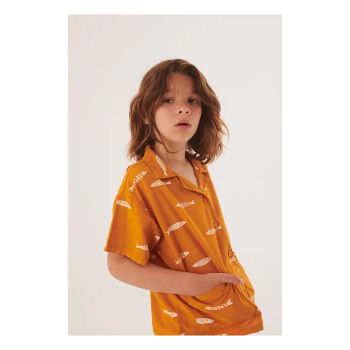 Letter To The World Chemise Fes Coton Bio | Abricot