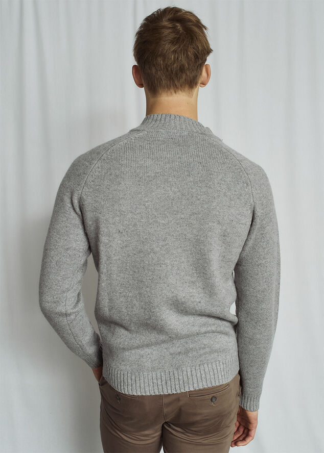 Bruun & Stengade BS Douglas Regular Fit Knitwear Grey