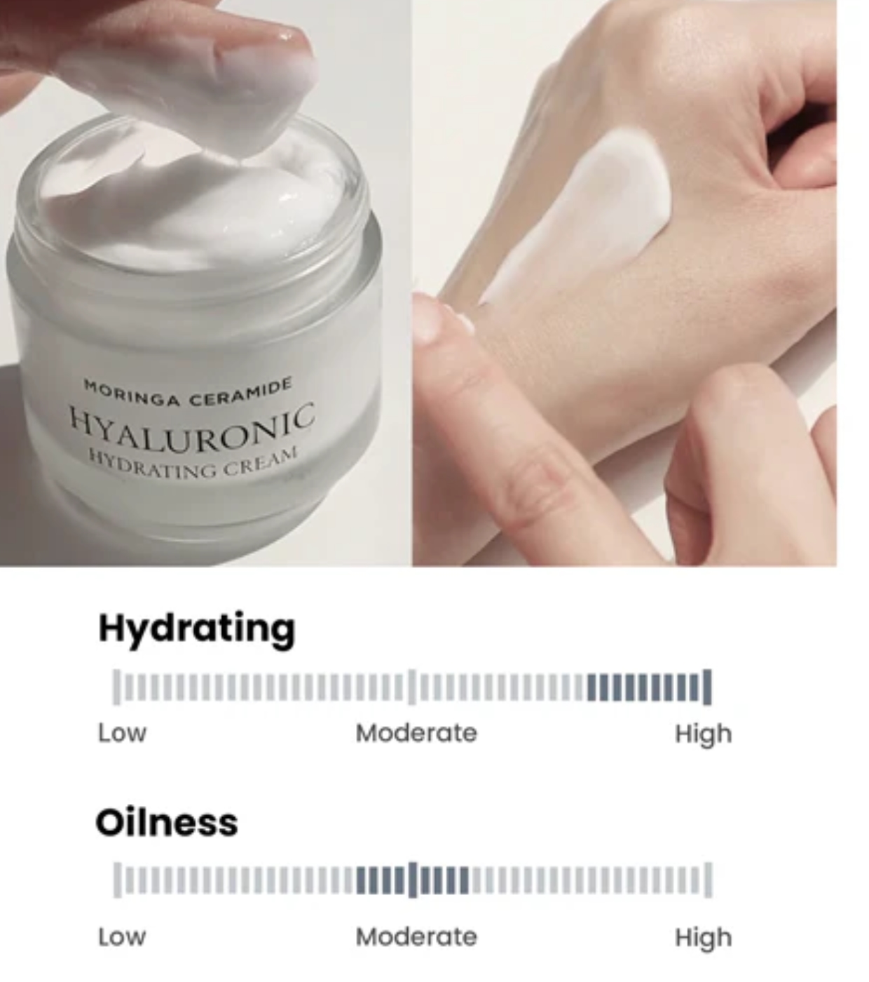 Heimish - *Moringa Ceramide* - Creme facial hidratante Hyaluronic Hydrating Cream