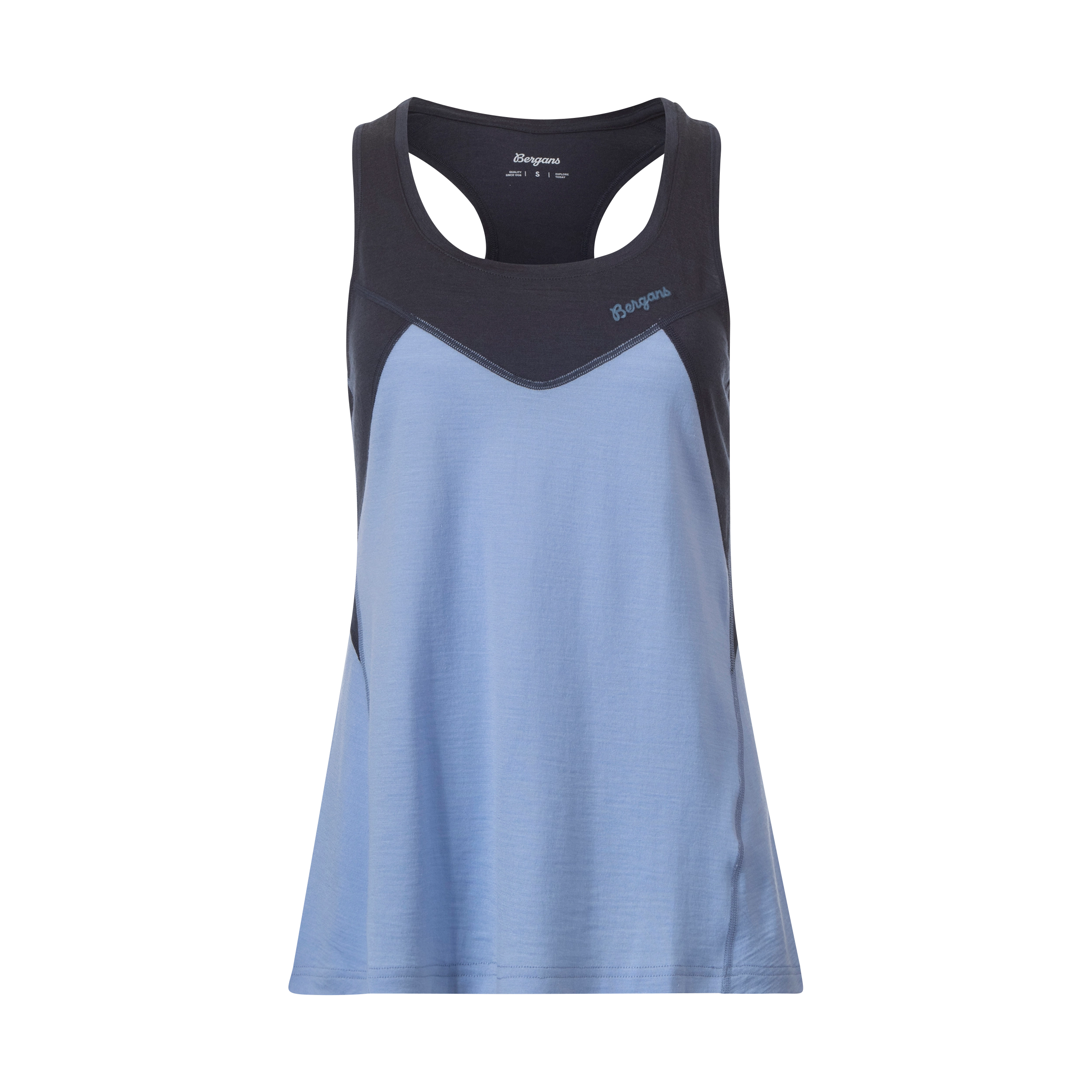 Tind Wool Top Women Blueberry Milk / Navy Blue