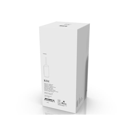 Zone Rim Vægophængt Toiletbørste, White