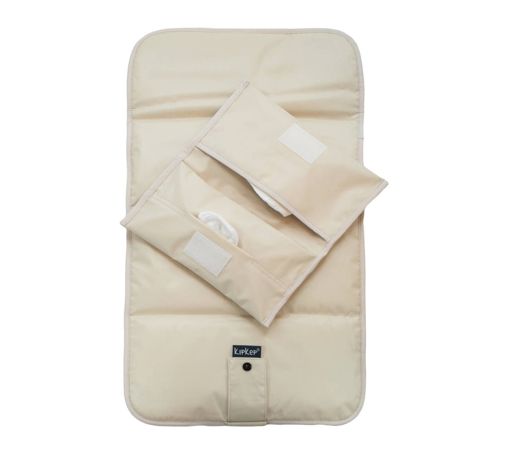 Napper verschoonmatje + luieretui met teddy beige