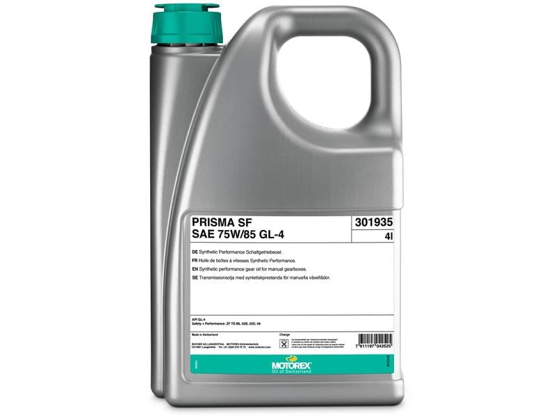 Motorex Getriebeöl PRISMA SF SAE 75W/85 API GL-4, 4 l Leichtlauf-Getriebeöl für synchonisierte Schaltgetriebe