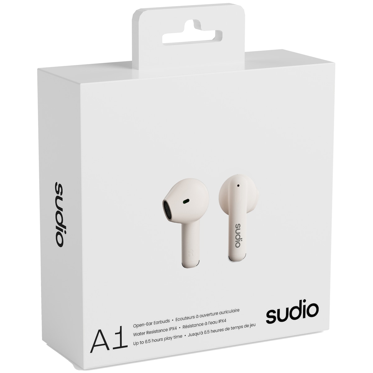 Sudio A1 trådløse in-ear hodetelefoner (hvit)