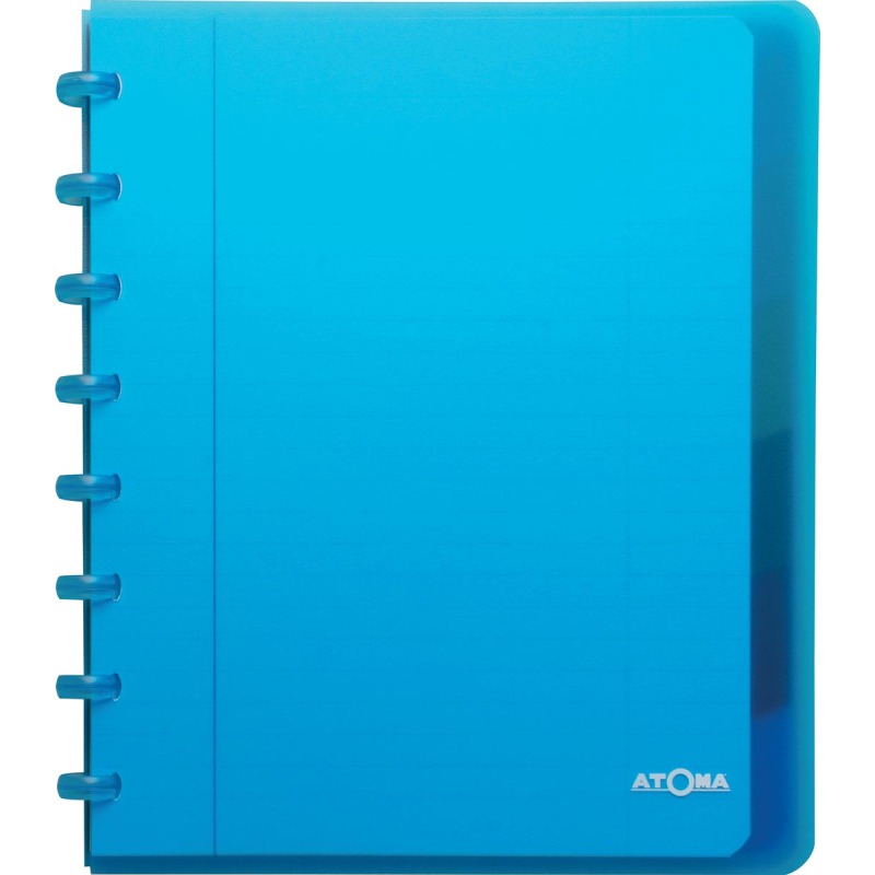 Cahier anneaux avec intercalaires Atoma Trendy 16,5 x 21 cm - ligné - 120 pages