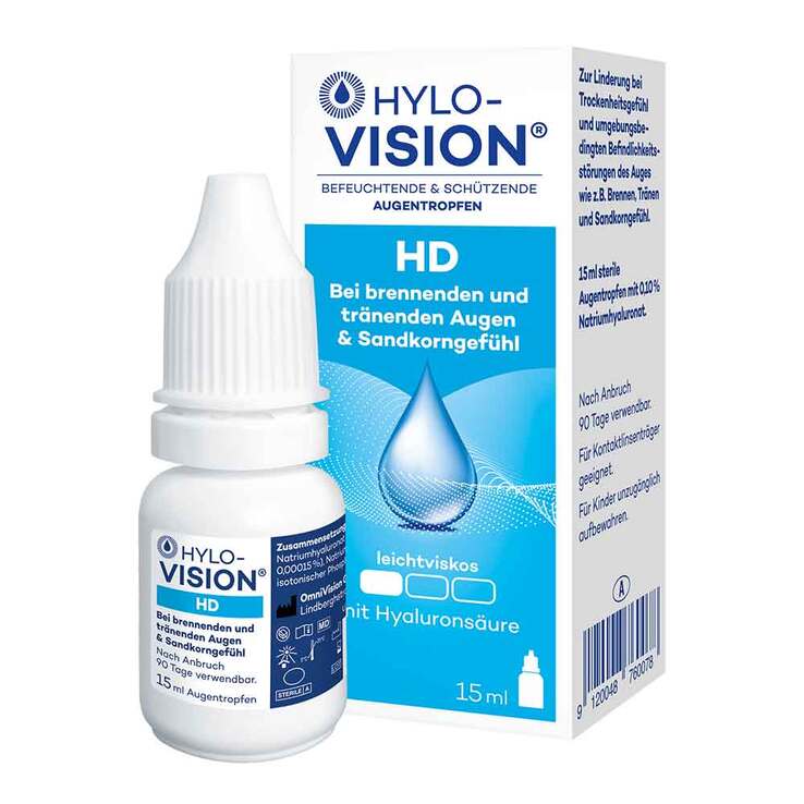 Hylo-Vision HD Augentropfen, 15 ml