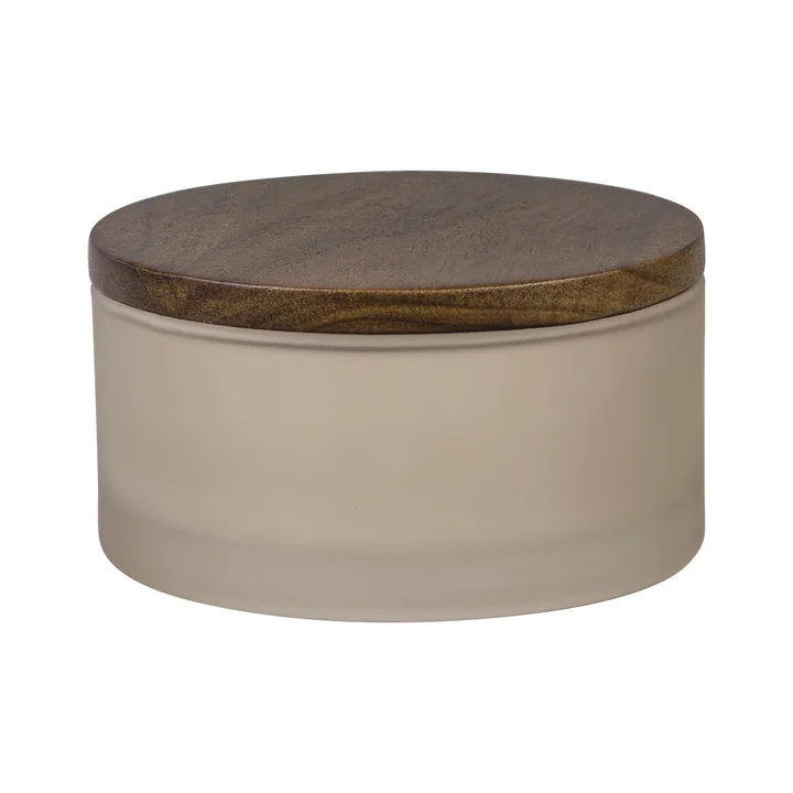 Mette Ditmer - Modest Aufbewahrungsglas mit Deckel, Ø 10,5 x H 6 cm, kitt
