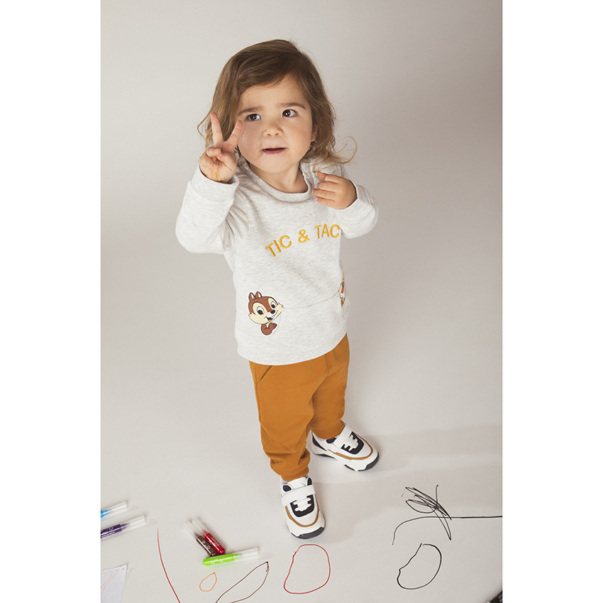 Sweat en molleton print Tic et Tac  pour bébé garçon