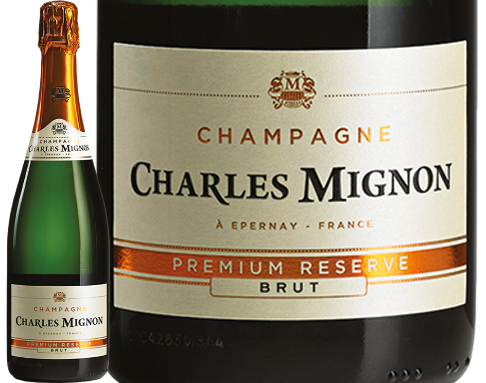 CHAMPAGNE CHARLES MIGNON PREMIUM RESERVE BRUT 0.75L