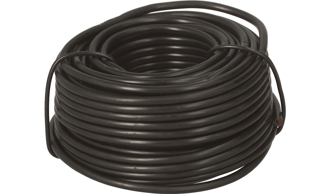 Autokabel Ø1,5 mm, 15M sort