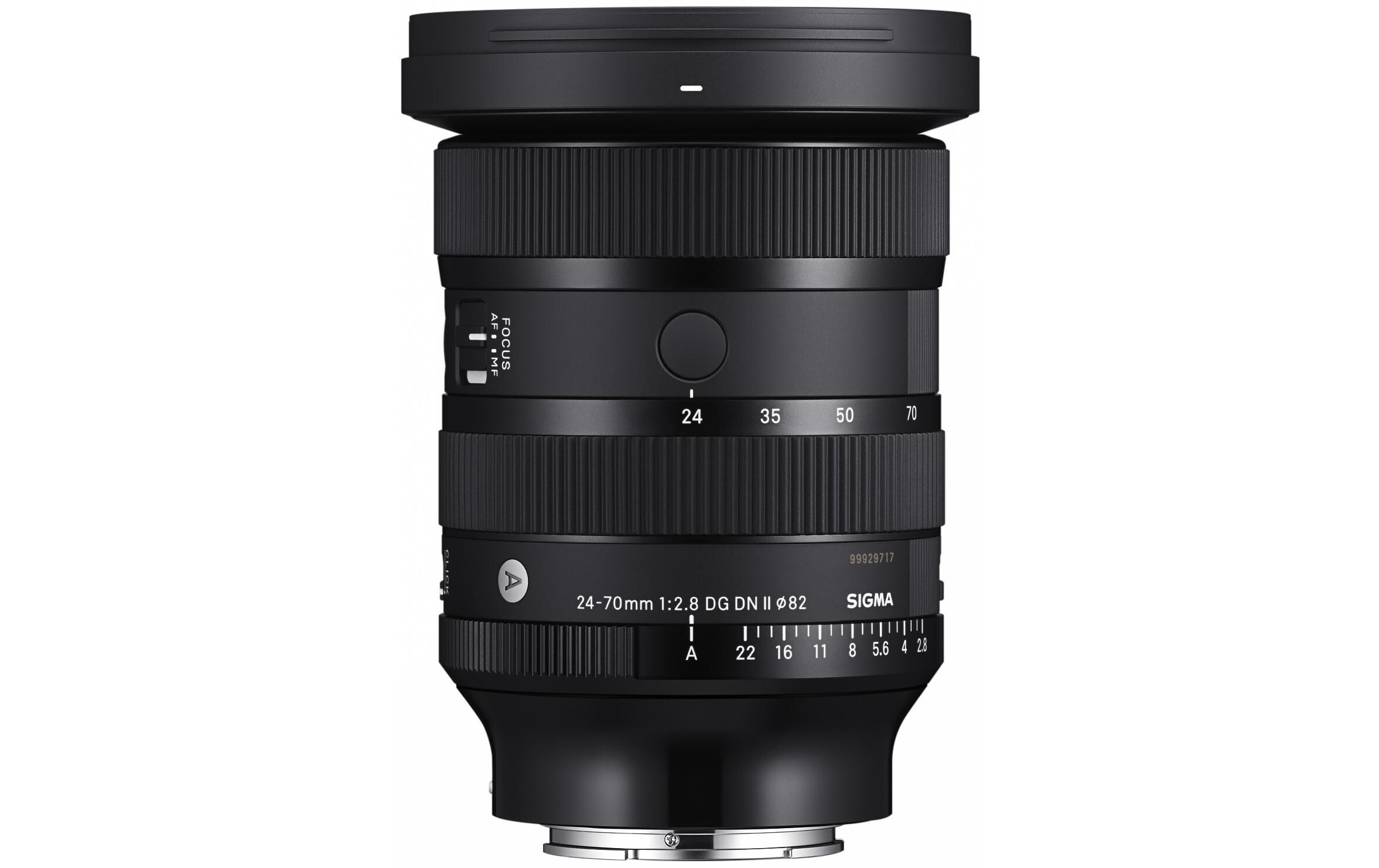 Zoomobjektiv 24-70mm F/2.8 DG DN II Art Sony E-Mount<br>Lichtstarkes Standard-Zoom-Objektiv mit hoher Auflösung über den gesamten Brennweitenbereich
