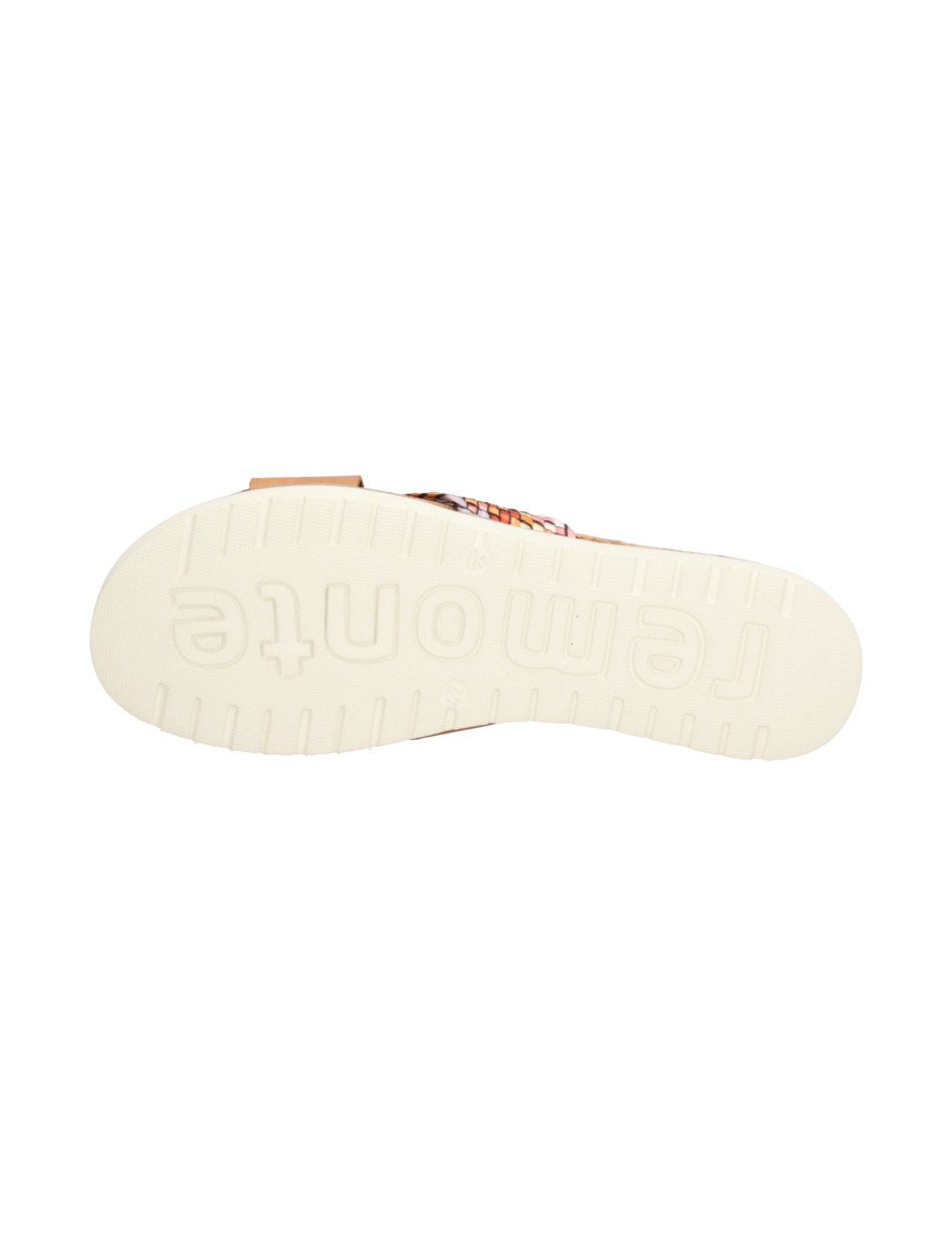 Lederkombination Pantoffel