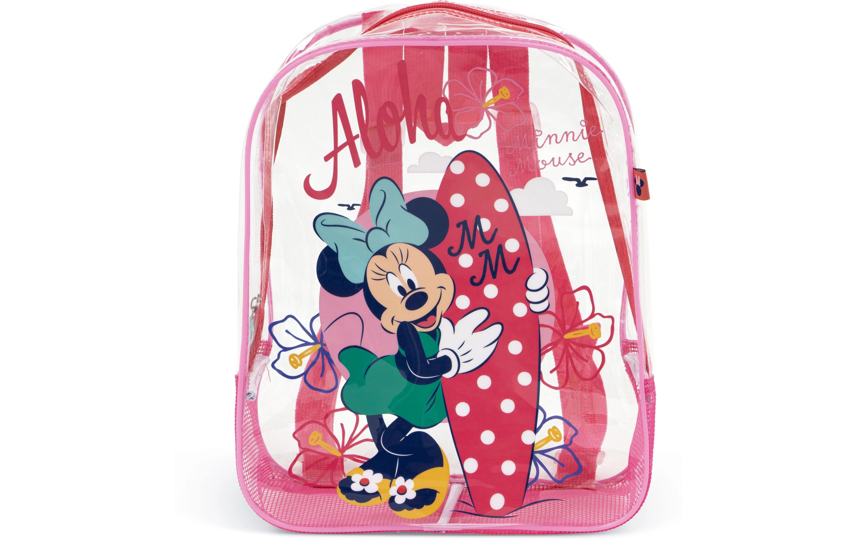 Rucksack Disney: Minnie 31 x 25 x 23 cmTransparenter Strandrucksack