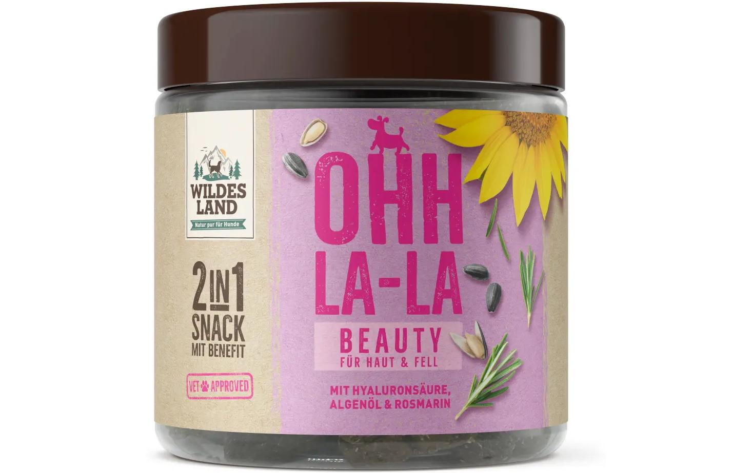 Leckerli 2-in-1 Snack Beauty 300 gErgänzungsfuttermittel für ausgewachsene Hunde