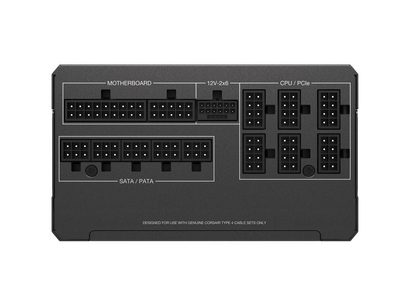 Corsair Netzteil RM 1000X 1000 W Vollmodulares ATX-Netzteil mit 80 PLUS Gold-zertifikat