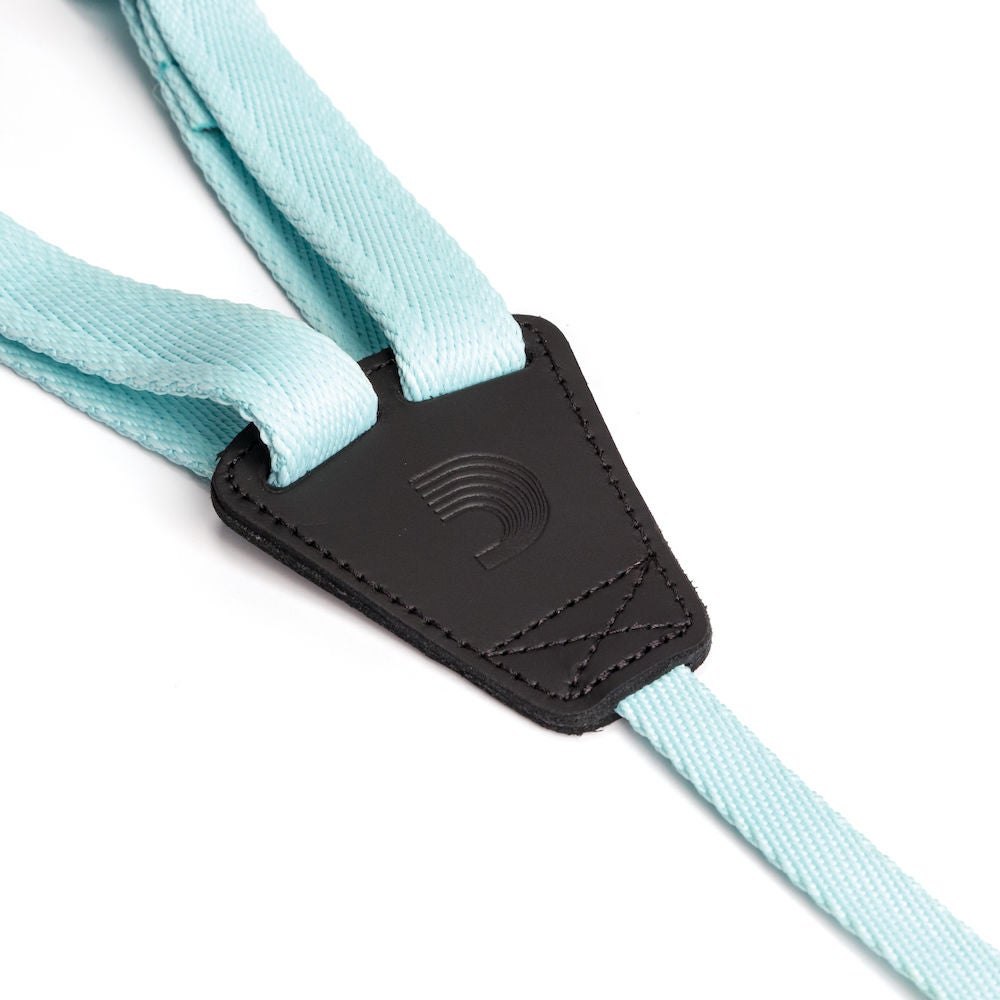 D'Addario 19UKE03 eco-comfort ukelele strap turquoise (sea foam)