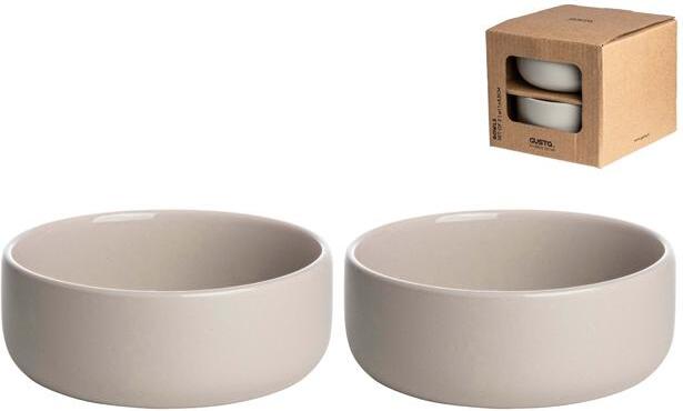 Gusta kom table tales freckle taupe D 11 H 4,5 cm 2 stuks