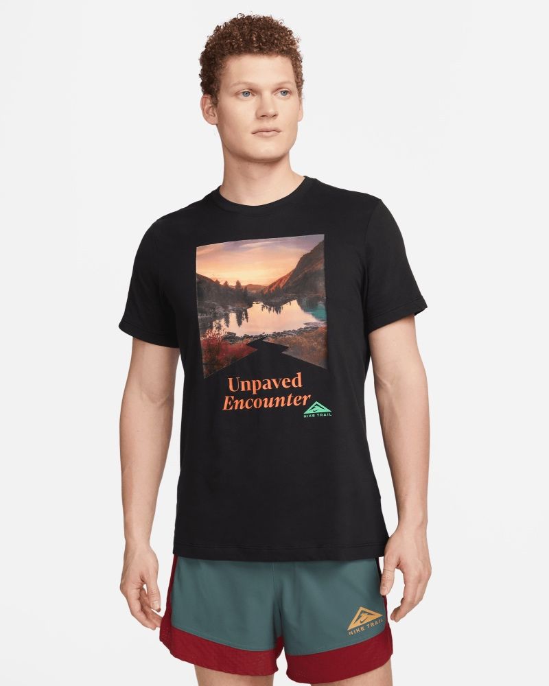 T-shirt Nike Trail Noir pour homme